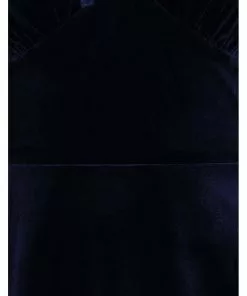 Hell Bunny Orion Velvet 40's Mid Dress Navy Blue 21 Hell Bunny Orion Velvet 40's Mid Dress Navy Blue