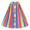 New In Hell Bunny Over The Rainbow 50's Swing Skirt Multi 2 New In Hell Bunny Over The Rainbow 50's Swing Skirt Multi