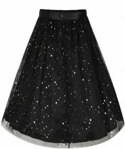 Hell Bunny Infinity Stars 50's Tulle Party Skirt Black 16 Hell Bunny Infinity Stars 50's Tulle Party Skirt Black