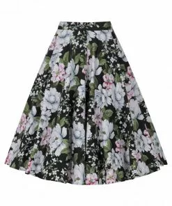 Hell Bunny Alba Swing Skirt Black New In 13 Hell Bunny Alba Swing Skirt Black New In