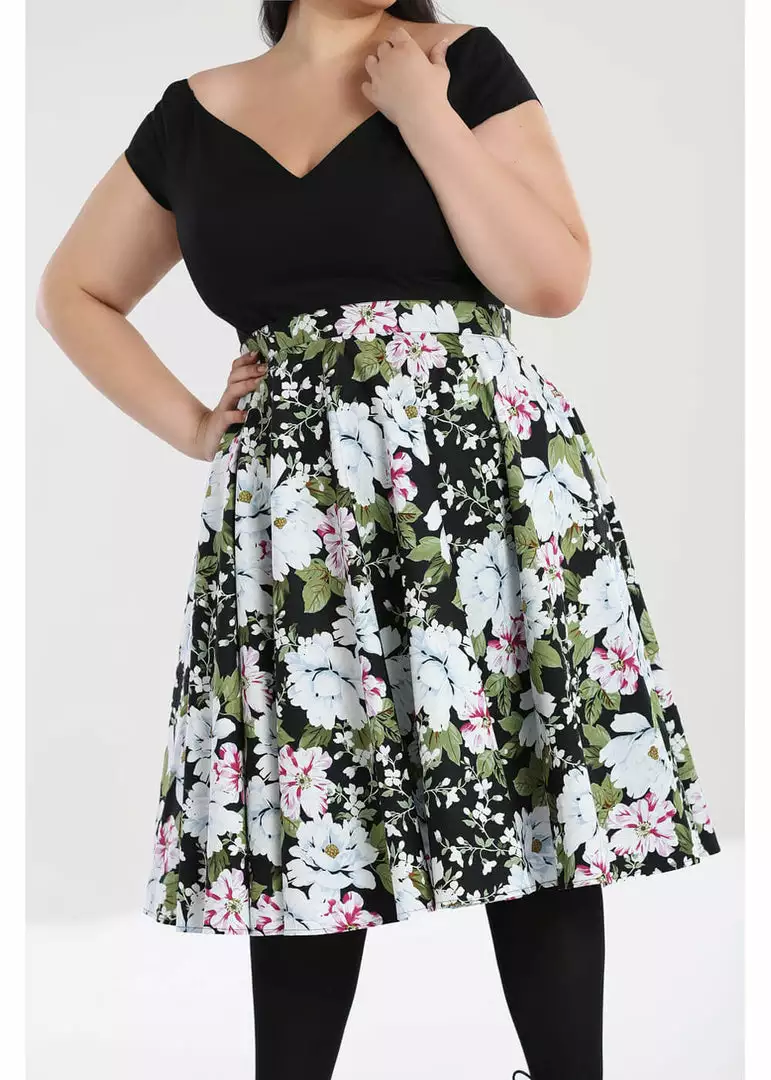 Hell Bunny Alba Swing Skirt Black New In 5 Hell Bunny Alba Swing Skirt Black New In