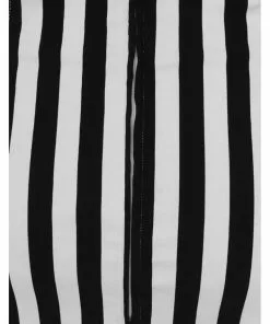 Hell Bunny Otho 40's Pinafore Pencil Skirt Black White New In
