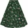 Hell Bunny Hex Spiderweb 50's Swing Skirt Black 2 Hell Bunny Hex Spiderweb 50's Swing Skirt Black