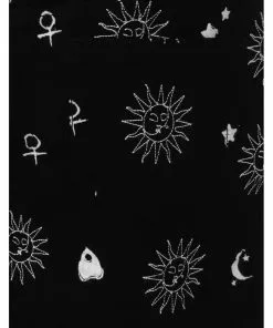 Hell Bunny Oculus Ouija Mini 60's Skirt Black 17 Hell Bunny Oculus Ouija Mini 60's Skirt Black