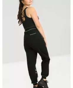 Hell Bunny Ouija Joggers Black New In