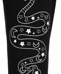 Hell Bunny Ouija Joggers Black New In