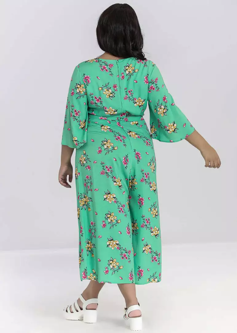 New In Hell Bunny Adelina 70's Jumpsuit Mint Green 9 New In Hell Bunny Adelina 70's Jumpsuit Mint Green