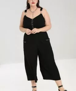 Hell Bunny Tabitha 80's Jumpsuit Black 15 Hell Bunny Tabitha 80's Jumpsuit Black