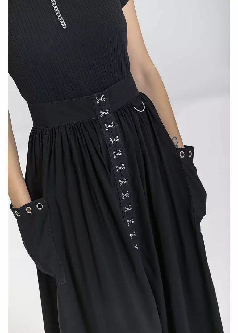 Hell Bunny Tabitha 80's Skirt Black 7 Hell Bunny Tabitha 80's Skirt Black