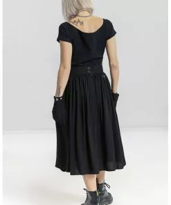 Hell Bunny Tabitha 80's Skirt Black 15 Hell Bunny Tabitha 80's Skirt Black