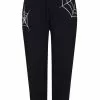 Hell Bunny Miss Muffet Spiderweb Trousers Black New In 1 Hell Bunny Miss Muffet Spiderweb Trousers Black New In