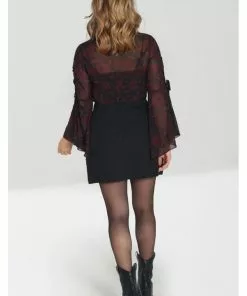 Hell Bunny Tallulah Snake 60's Mini Skirt Black 14 Hell Bunny Tallulah Snake 60's Mini Skirt Black