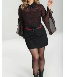 Hell Bunny Tallulah Snake 60's Mini Skirt Black 13 Hell Bunny Tallulah Snake 60's Mini Skirt Black