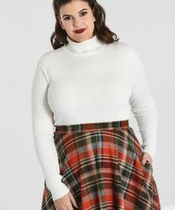 Hell Bunny Spiros 60's Jumper Ivory New In