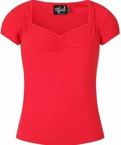Hell Bunny Mia 50's Top Red