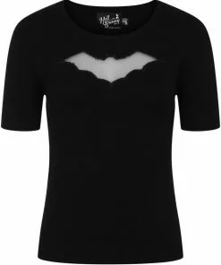 Hell Bunny Bat Top Black New In