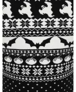 New In Hell Bunny Spook 40's Jumper Black White 10 New In Hell Bunny Spook 40's Jumper Black White