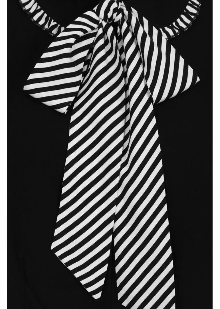 New In Hell Bunny Leslie 40s Blouse Black White 8 New In Hell Bunny Leslie 40s Blouse Black White