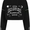 Hell Bunny Ouija Hoodie Black New In