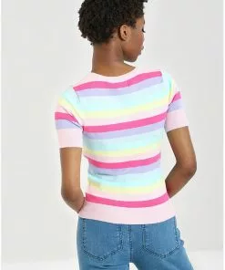 Hell Bunny Love Heart 50's Top Multicolour 18 Hell Bunny Love Heart 50's Top Multicolour