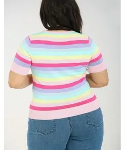 Hell Bunny Love Heart 50's Top Multicolour 19 Hell Bunny Love Heart 50's Top Multicolour