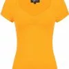 Hell Bunny Mia Top Orange New In 1 Hell Bunny Mia Top Orange New In