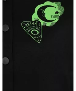 New In Hell Bunny Samara Ouija 50's Jacket Black Green 15 New In Hell Bunny Samara Ouija 50's Jacket Black Green