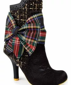 New In Irregular Choice Party Rosie Lea Boots Black