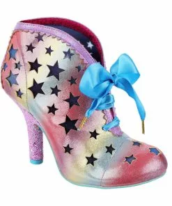 New In Irregular Choice Sirius Rainbow Boots Multi