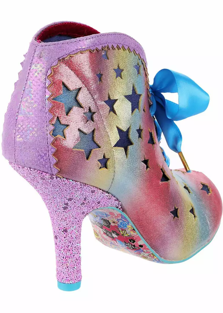 New In Irregular Choice Sirius Rainbow Boots Multi 7 New In Irregular Choice Sirius Rainbow Boots Multi