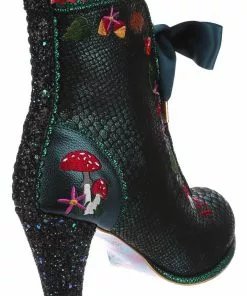 Irregular Choice Woodland Wander 40's Boots Green