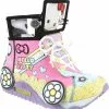 Irregular Choice X Hello Kitty A World Of Happiness High Top Sneakers Pink New In
