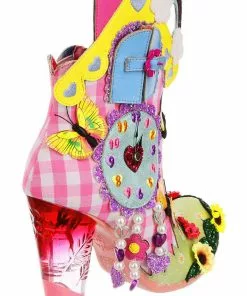 Irregular Choice Wakey Wakey Boots Pink New In 13 Irregular Choice Wakey Wakey Boots Pink New In