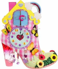 Irregular Choice Wakey Wakey Boots Pink New In 15 Irregular Choice Wakey Wakey Boots Pink New In
