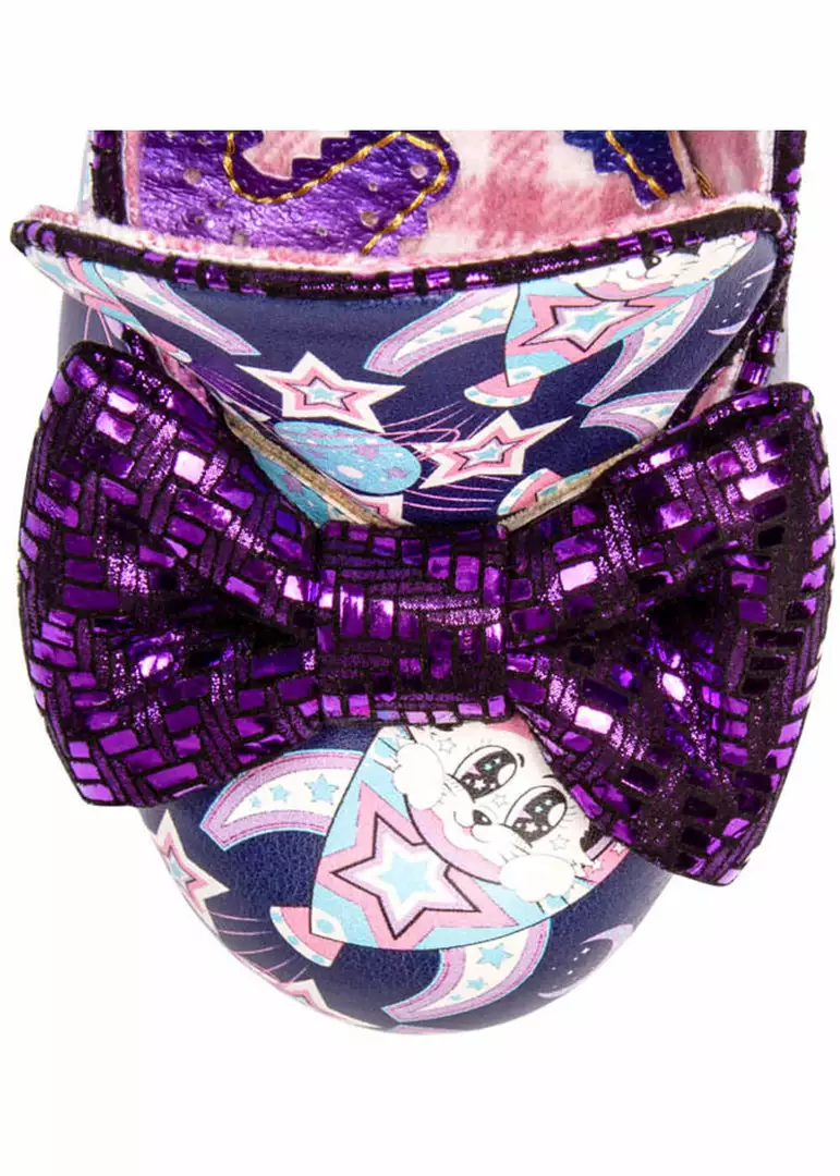 Irregular Choice Oz Space Cats Pumps Navy Blue 4 Irregular Choice Oz Space Cats Pumps Navy Blue