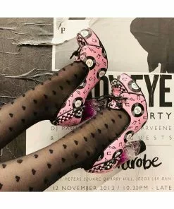 Irregular Choice Rocko Rock 'n Roll 50's Pumps Pink