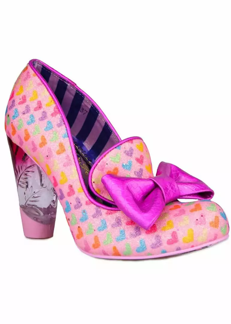 Irregular Choice Ozzo Hearts 50’s Pumps Pink New In 3 Irregular Choice Ozzo Hearts 50’s Pumps Pink New In