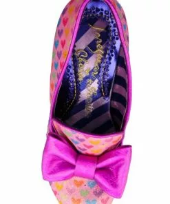 Irregular Choice Ozzo Hearts 50’s Pumps Pink New In 12 Irregular Choice Ozzo Hearts 50’s Pumps Pink New In