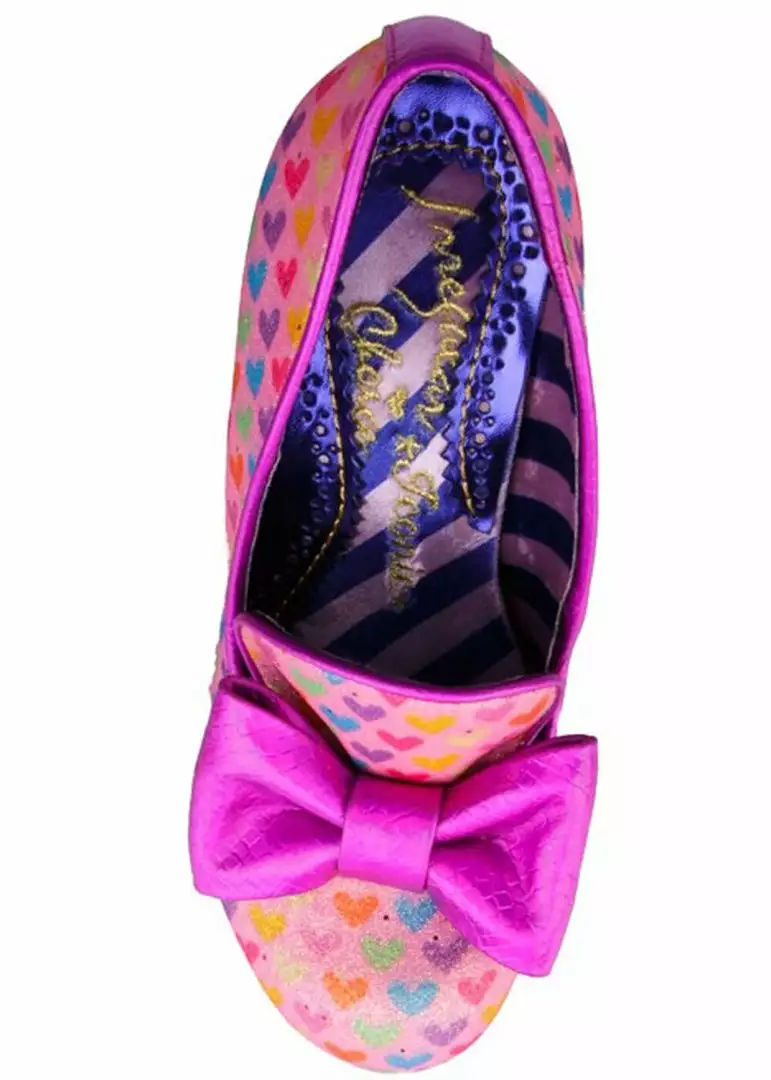 Irregular Choice Ozzo Hearts 50’s Pumps Pink New In 7 Irregular Choice Ozzo Hearts 50’s Pumps Pink New In