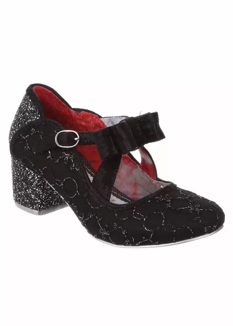 Irregular Choice Shining Star 40's Pumps Black New In 3 Irregular Choice Shining Star 40's Pumps Black New In