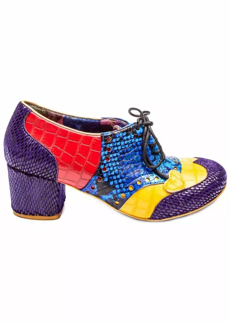 Irregular Choice Clara Bow 60's Heels Purple 6 Irregular Choice Clara Bow 60's Heels Purple