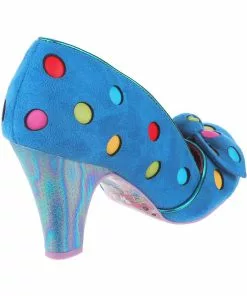 Irregular Choice Spot The Dot Polkadot 50's Pumps Blue 9 Irregular Choice Spot The Dot Polkadot 50's Pumps Blue