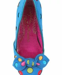 Irregular Choice Spot The Dot Polkadot 50's Pumps Blue 10 Irregular Choice Spot The Dot Polkadot 50's Pumps Blue