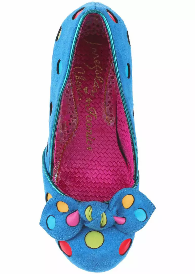 Irregular Choice Spot The Dot Polkadot 50's Pumps Blue 6 Irregular Choice Spot The Dot Polkadot 50's Pumps Blue