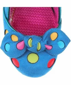 Irregular Choice Spot The Dot Polkadot 50's Pumps Blue