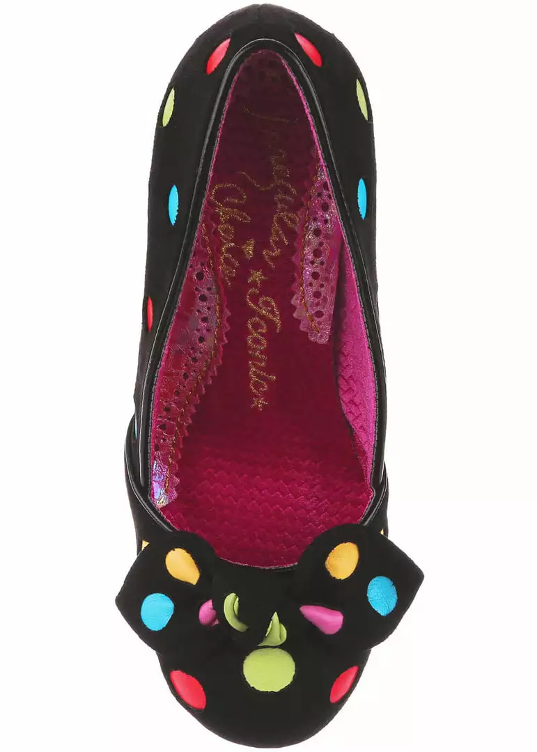 New In Irregular Choice Spot The Dot Polkadot 50's Pumps Black 6 New In Irregular Choice Spot The Dot Polkadot 50's Pumps Black
