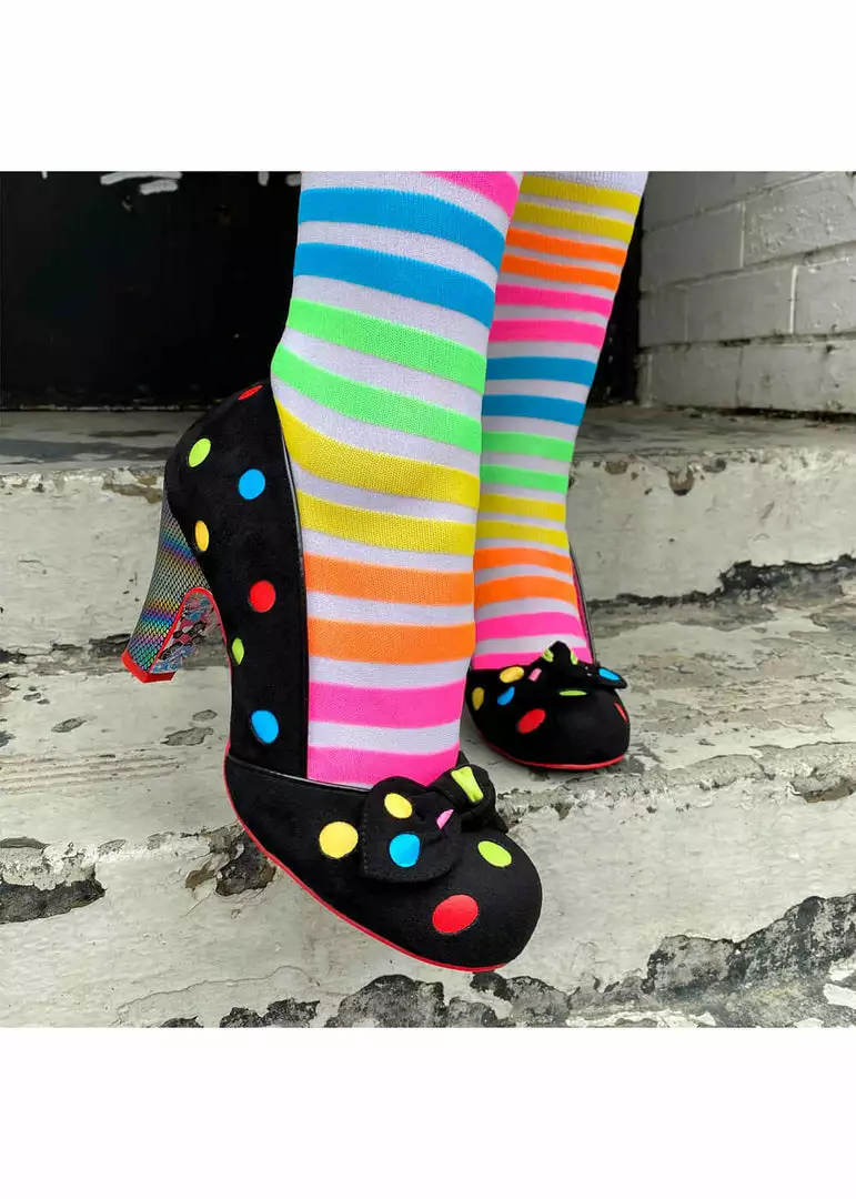 New In Irregular Choice Spot The Dot Polkadot 50's Pumps Black 4 New In Irregular Choice Spot The Dot Polkadot 50's Pumps Black