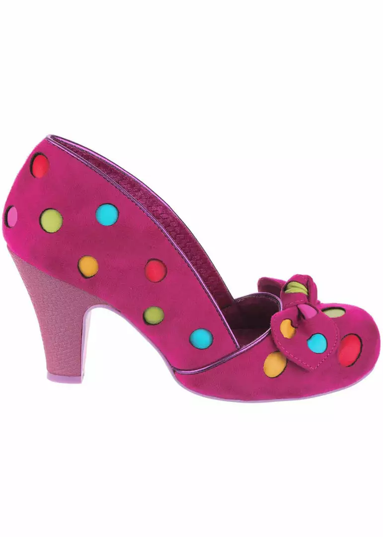 Irregular Choice Spot The Dot Polkadot 50's Pumps Pink 8 Irregular Choice Spot The Dot Polkadot 50's Pumps Pink