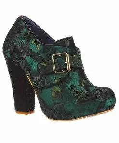 Irregular Choice Licence To Thrill 70's Pumps Green