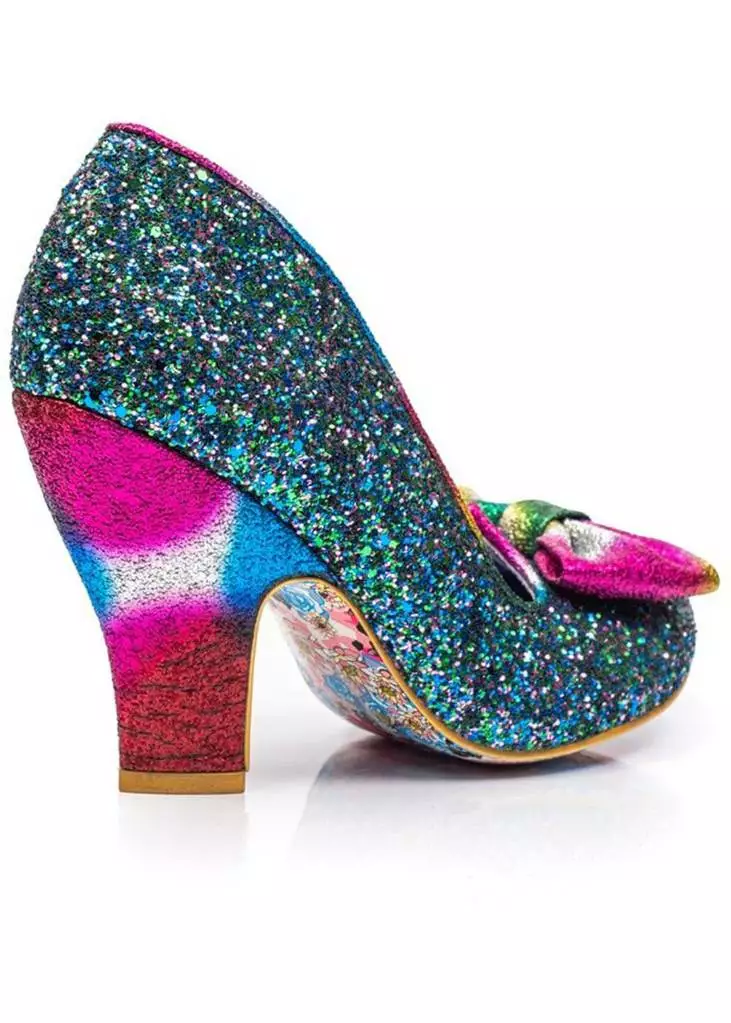 Irregular Choice Nick Of Time Pumps Blue Pink 4 Irregular Choice Nick Of Time Pumps Blue Pink